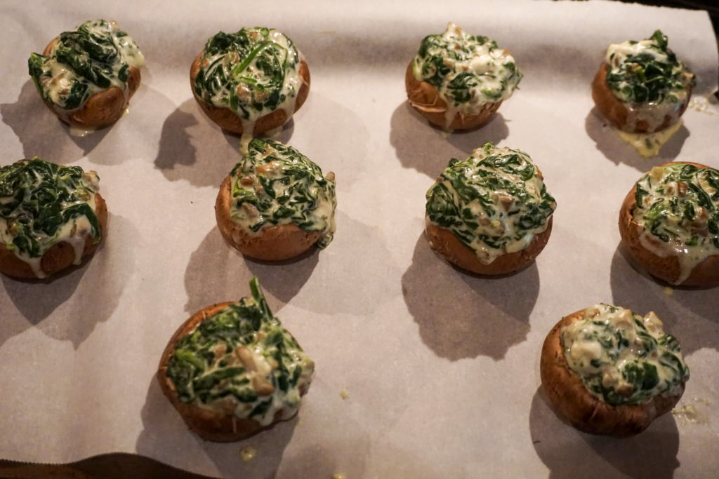 spinach stuffed mushrooms 