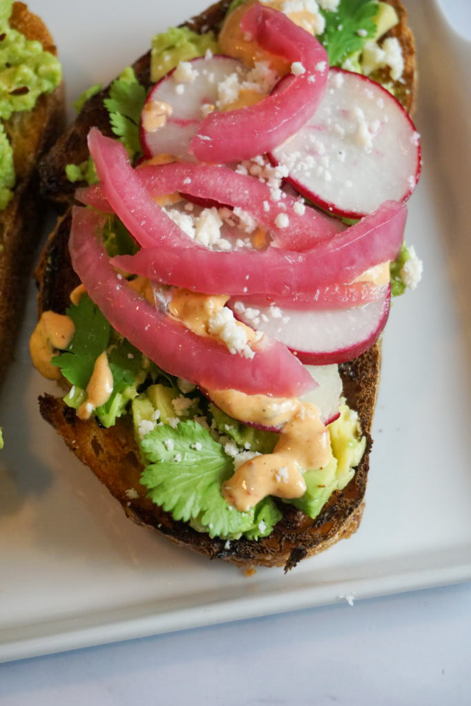 The Southwestern avocado toast 