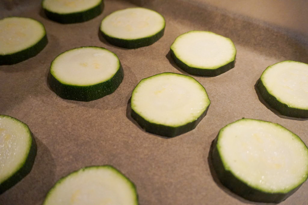 cut zucchini 