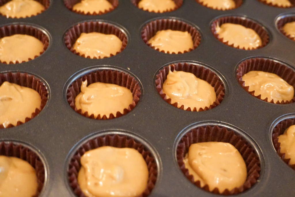 Caramel frappuccino cupcake batter