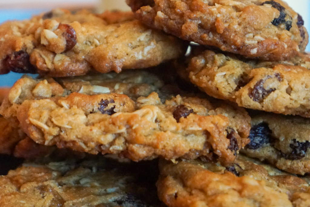 Close-up of the cookies