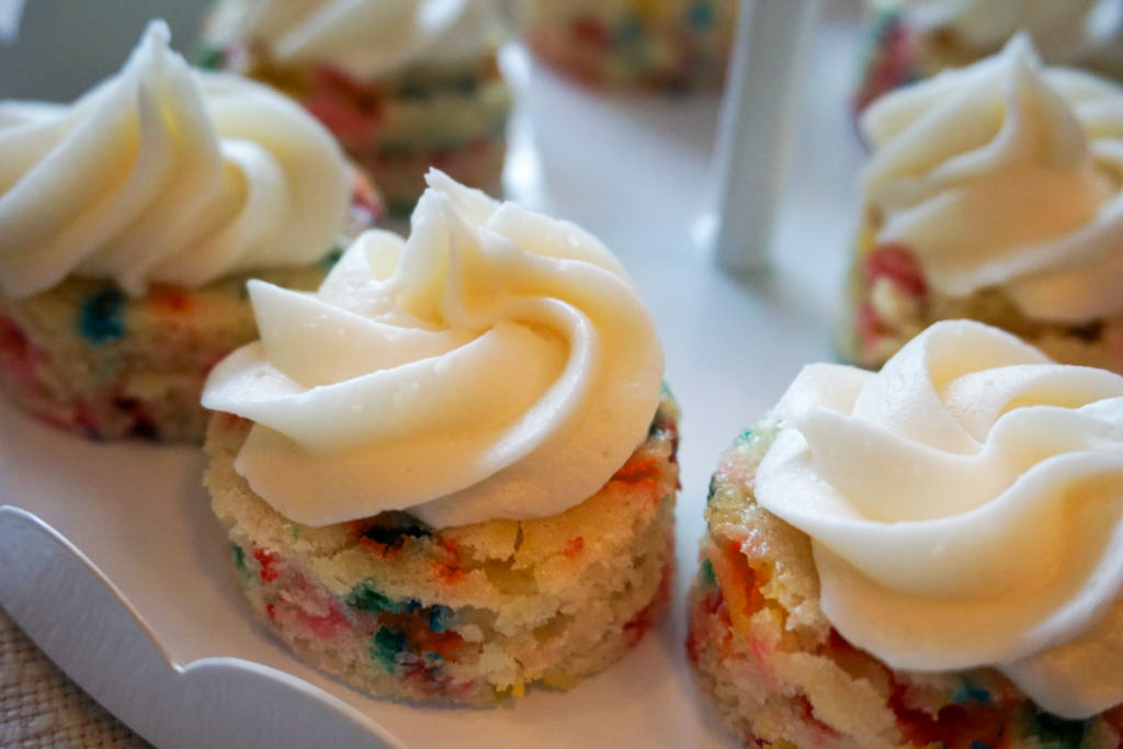 mini funfetti cake 