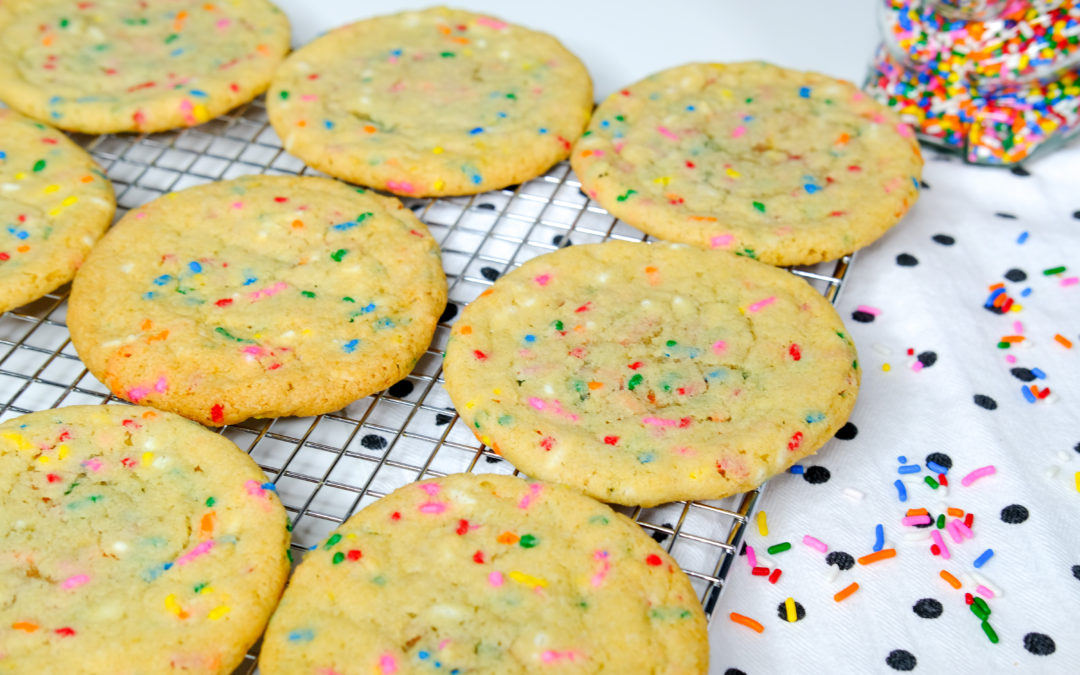 Chewy Birthday Cake Cookies