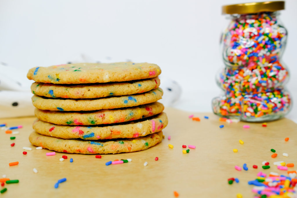 a stack of cookies 