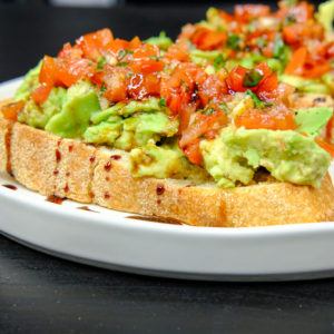 avocado tomato toast