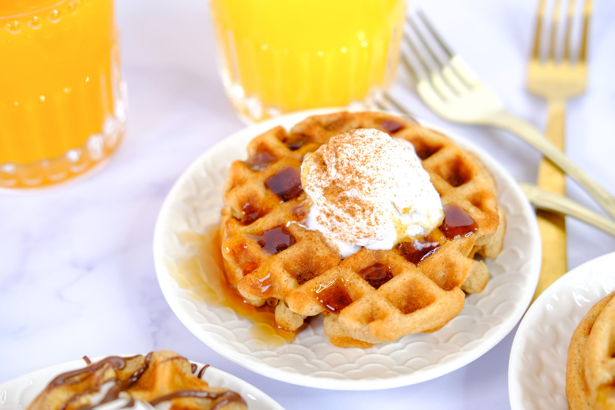 Vegan Waffles: Fluffy, Crispy, + Tasty