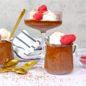 chocolate chia seed pudding