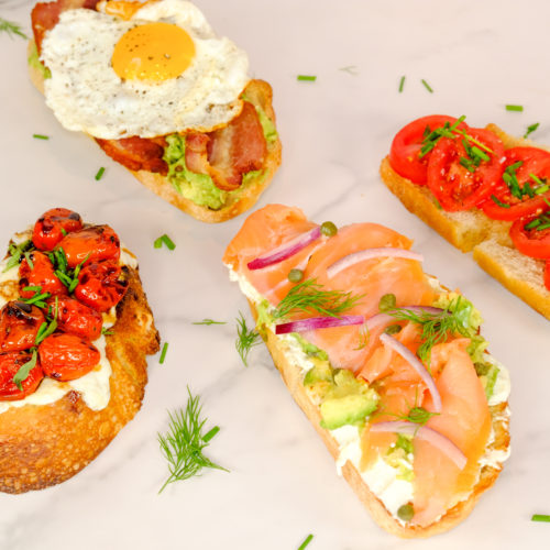 brunch toast 4 ways